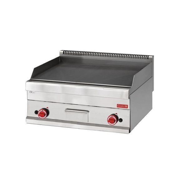 Gastro M Gasgrillplatte 65/70FTG, glatt, 11,4 kW, 70 x 65 cm, Erdgas, 650-Serie, GN059