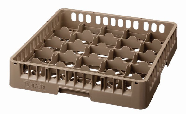 Bartscher Gläserkorb, 25 Fächer, Innenhöhe 83 mm, 5325, 4015613654713