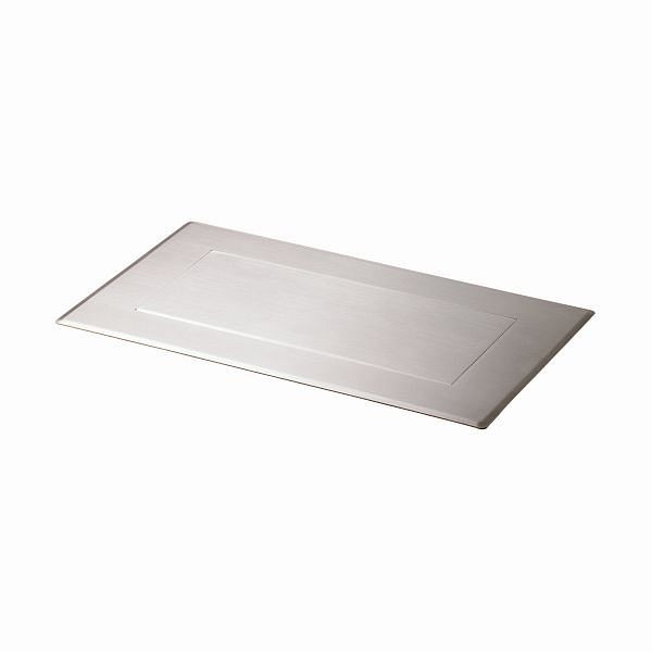 Air Wolf Abwurfklappe, Serie Sigma, H x B x T: 54 x 330 x 180 mm, Edelstahl gebürstet, 20-151