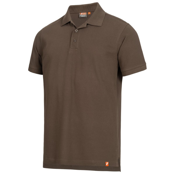 NITRAS MOTION TEX LIGHT, Poloshirt, vorgewaschen, Polokragen, 100% Baumwolle, 200g/qm, Größe: XS, Farbe: braun, VE: 20 Stück, 7010-5000-XS