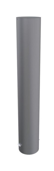 Schake Stahlrohrpoller Ø 323,1 x 5 mm ortsfest, zum Einbetonieren, feuerverzinkt, Gesamtlänge: 2000 mm, 40322