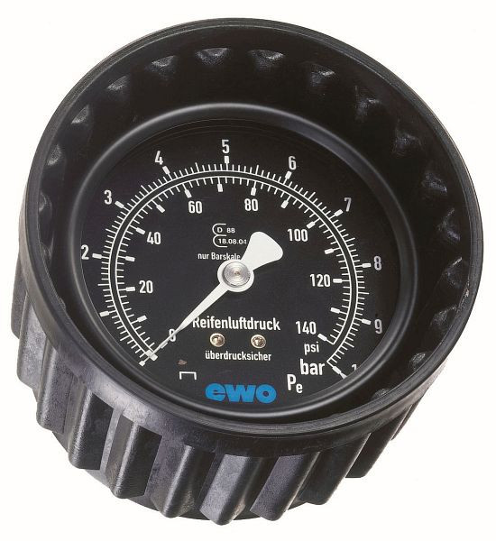 ELMAG Druckmanometer mit Schutzkappe 0-4 bar, Ø 80 mm für Modell 80-EWO (eichfähig), 42233