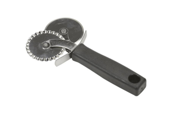 Schneider Teig- und Pizzaschneider, doppelt, glatt und gewellt, 55 mm, 200007