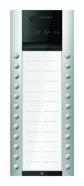 TCS Türkontrollsystem PES PRO IP Video Außenstation 24T 2 Spalten AP silber, AVA430224-0010