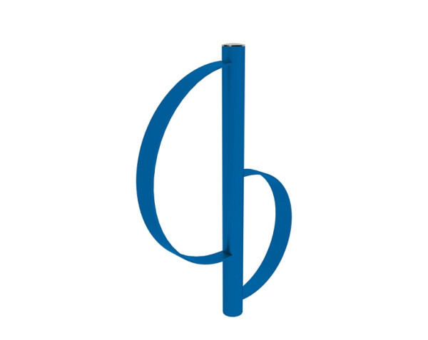 Procity Fahrradbügel Province Klassik, gebürsteter Edelstahl, RAL 5010, 207395.5010