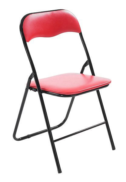 CLP Klappstuhl Felix, rot/schwarz, 1511409109, 4251152633790