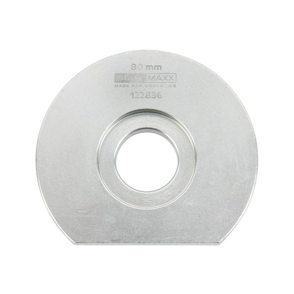 Stahlmaxx Druckstück, rund, flach, 80 mm, für Lager, Buchsen, Dichtringe, XXL-122836