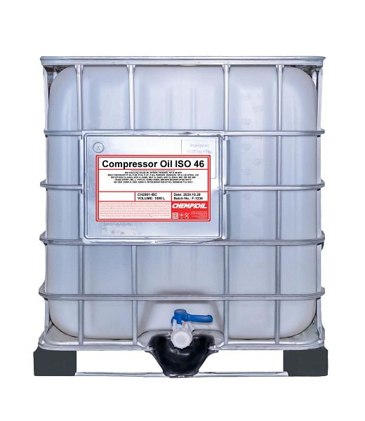CHEMPIOIL 2901 Kompressoröl ISO 46, VE: 1000 l, CH2901-IBC