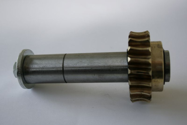 ELMAG Schneckenrad (Messing) mit Welle (Nr. 116) für HY 180-4, 9709153