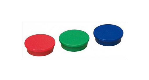 ADB Magnete, Ø: 25mm, blau, VE: 10 Stück, 23193, 4050049231930