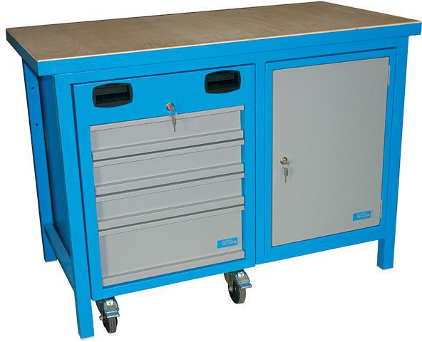 Güde Werkbank 1200 SLT MULTI, Anzahl Fachböden: 2 Stk., 40932, 4015671409324