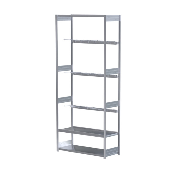 BITO Langgutregal, 100kg 2999x1296x524, Grundfeld, verzinkt, 57525