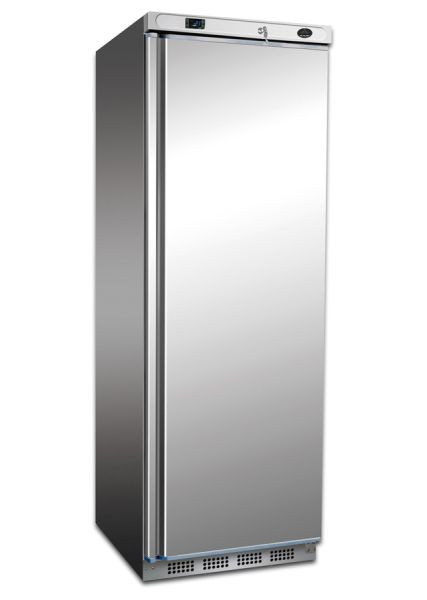 A&S Polarny Edelstahl Kühlschrank, 350 Liter, 1 Tür, UK-400SS