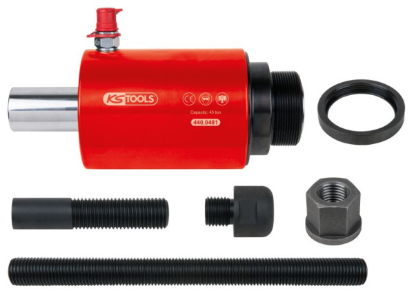 KS Tools Druck- und Zug-Hydraulikzylinder-Satz, 7-teilig, 440.0480