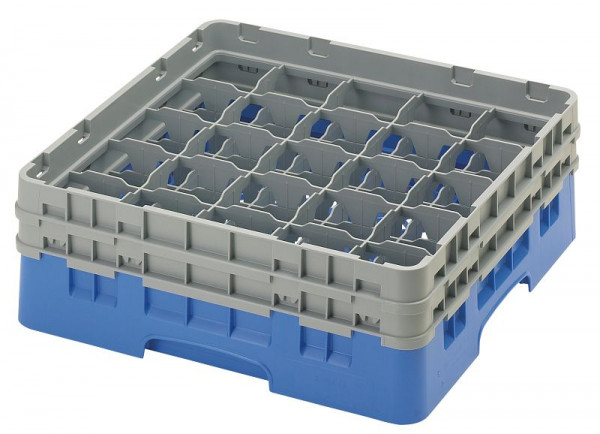 Cambro Spülkorb mit 25 Fächer Camrack® 13,3 cm Blau, 25S434168