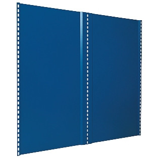 BITO Vollblech-Rückwand Arbeitstisch Set RAL5010, 13061