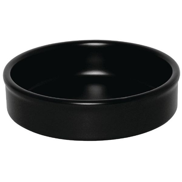 Olympia Rustic Tapasschalen schwarz 13,4cm, VE: 6 Stück, DK833