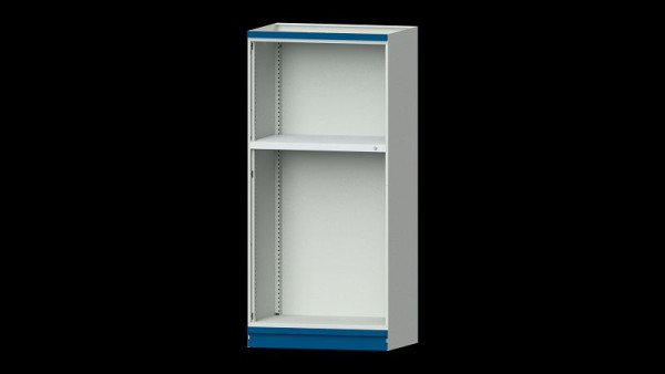 ANKE Werkbänke Basisschrank modulares Schranksystem, Modell 103, 1015 x 720 x 2200 mm, Leergehäuse offen, RAL 7035/5010, 631.206