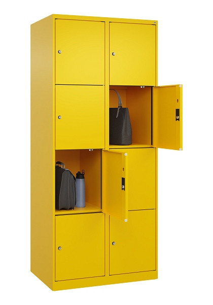 C+P Schließfachschrank Evolo PLUS, 8 Fächer, 1850x800x500mm, 1023/1023, 049000-224 S10022