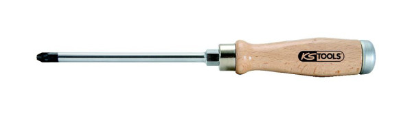 KS Tools ERGOTORQUE WOODmax Schlag-Schraubendreher, PZ1, 300.1071