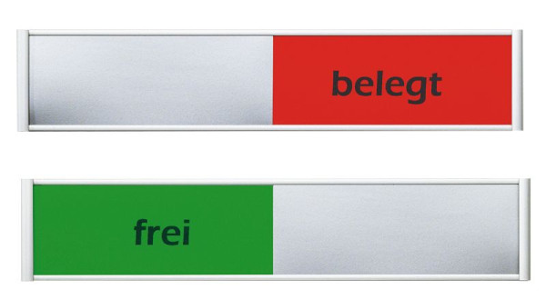 Ultradex Frei/Belegt Anzeiger - grün/rot Serie Silver, 314578