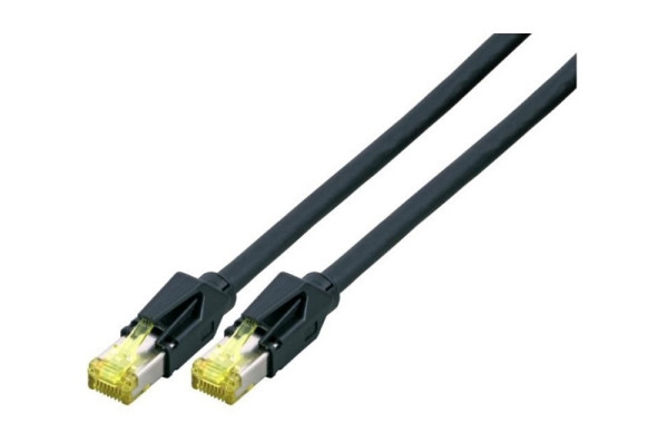 Jetrics jetcat6-outdoor-30 RJ45 Patchkabel S/FTP, Cat.6A, PUR, Cat.7 Rohkabel, TM31, 30m, schwarz, 226232