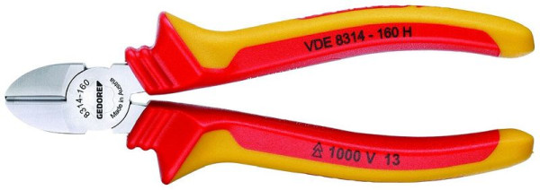 GEDORE VDE-Seitenschneider mit Hüllenisolierung, 160 mm, 1552163