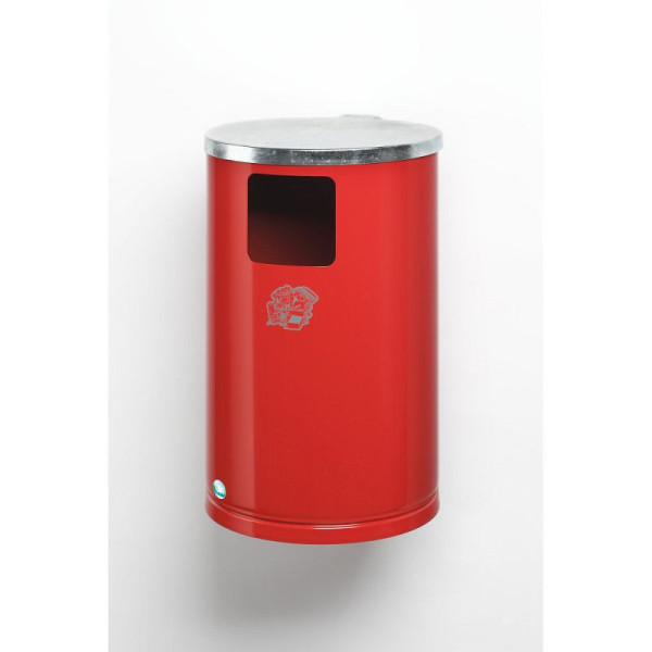 STEIN HGS Abfallsammler Typ WR 1, Feuerrot (RAL 3000), 82048.0001