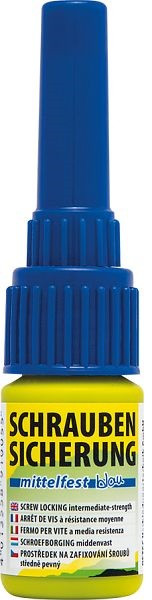 Petec Schraubensicherung Mittelfest, 5g Sb-Karte, VE: 10 Stück, 91005