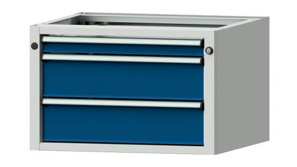 ANKE Werkbänke Unterbauschrank, Modell 1204 V, 660 x 615 x 420 mm, RAL 7035/5010, 402.513