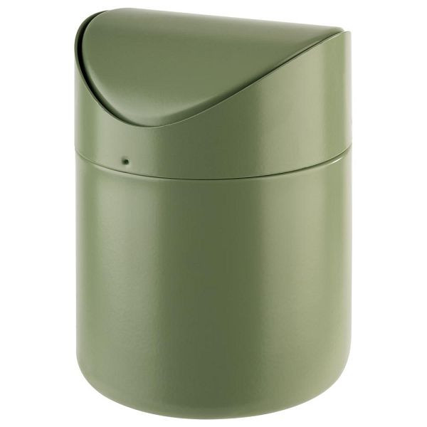 APS Tischrestebehälter in smoke Green, Ø 12 cm, Höhe: 17 cm, mit Bajonettverschluss, 40802