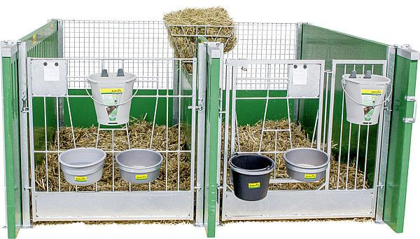 Patura Seitenwand mit Öffnungen 1,20 x 2,55 m, PATURA Kälberbox, 332396