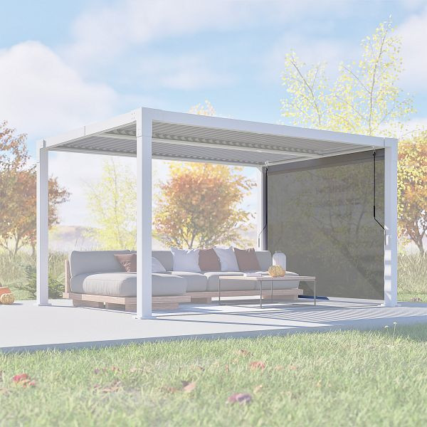 SOJAG Sichtschutz Perogla Hana Seitenteil 13 Grau, 1x369x213cm, SJ52005