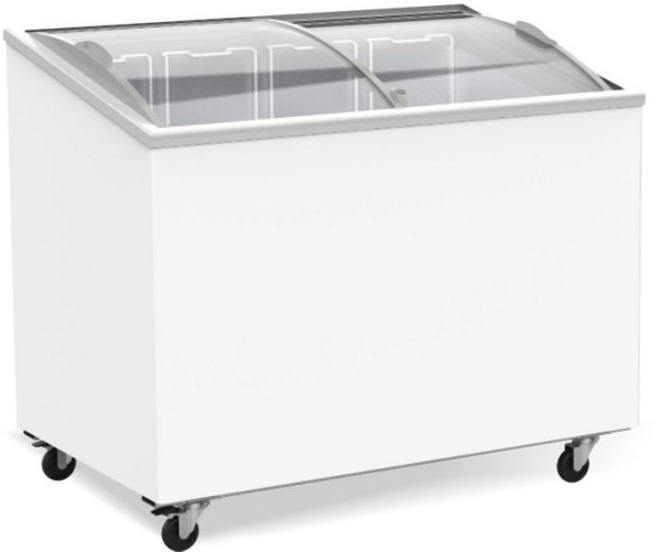 A&S Polarny Tiefkühltruhe mit Glasschiebedeckeln, 297 Liter, 4 Körbe, TTG-297BC