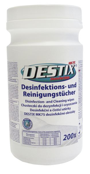 Eichner Desinfektionstücher in Spenderbox, Jumbodose mit 200 Desinfektionstüchern, Tuchformat: 215 x 215 mm, alkoholfrei, 9127-01819