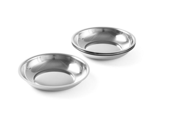 Hendi Zucker-/Sahneschälchen, VE: 4 Stück, Edelstahl, 452325