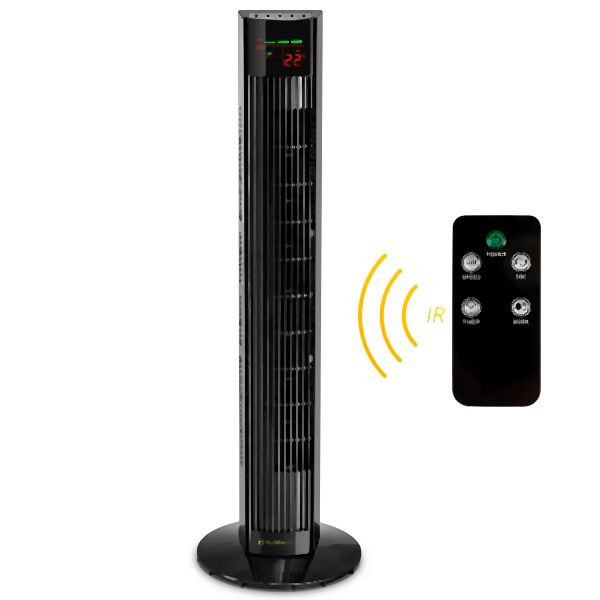 Florafilt Turmventilator FTO 36, Höhe 92 cm, schwarz, 43001