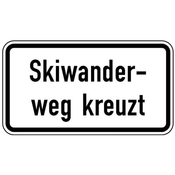 Stein HGS Skiwanderweg kreuzt Nr. 1007-56, 231x420mm /RA1/Flachform 3mm, 1007-56-113