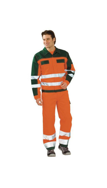 Planam Warnschutz Bundjacke, orange/grün, Größe 50, 2008050