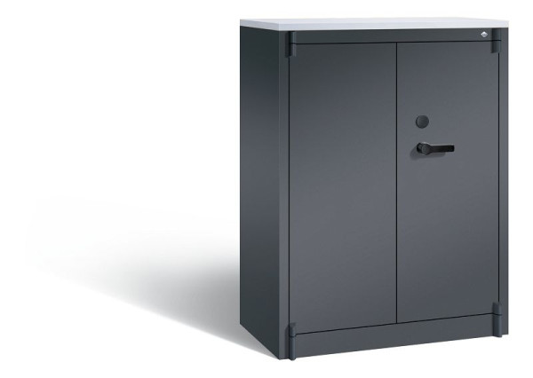 C+P Feuergeschützter Schrank Certos, H1226xB930xT500 mm, Anthrazit/DBS Hellgrau, 1171-00 S10284