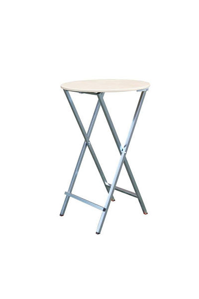 Klappmöbel Lönne Stehtisch Sky, klappbar, galvanisch verzinkt, Multiplexplatte ø70 cm, 4296-7702