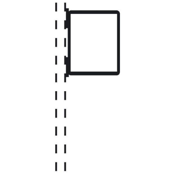 Stein HGS Rohrrahmen Typ 23, 900x600 mm, Ø RR 26,9/1,75 mm, vorbereitet für Bandbefestigung, afb62201