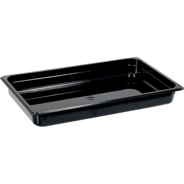 Stalgast Gastronormbehälter Serie Buffet, schwarz, GN 1/1, Höhe 65 mm, Polycarbonat, GN2311065