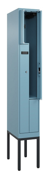 C+P Z-Spind Evolo PLUS, Gestell, 2 Fächer, 2120x300x500mm, 0010/0010, Zylinderschloss, 0490337-102 S10048