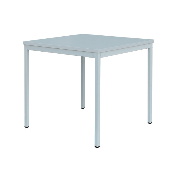 Lüllmann ClassiX Besprechungstisch, 750 x 800 x 800 mm, lichtgrau, X-331010