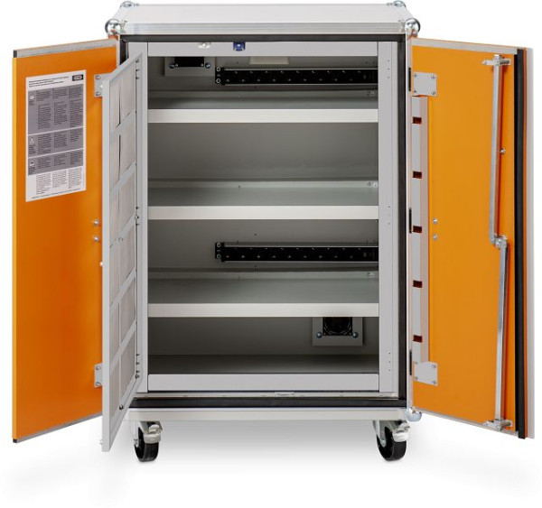 Cemo Akku-Ladeschrank Basic 8/10, 230 V mit Rollen, 12116