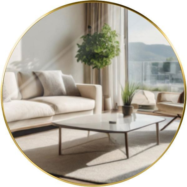 CLP Wandspiegel Elsie XL, gold glanz, 323829, 4255716314606