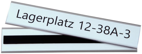 Eichner Etikettenhalter magnetisch, Maße: 38 x 200 mm, VE: 50 Stück, 9218-03036