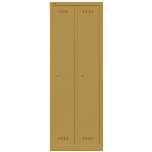 Bisley Garderobenschrank Monobloc™, 2 Abteile je 1 Fach, 682 dijon, ML06D1682