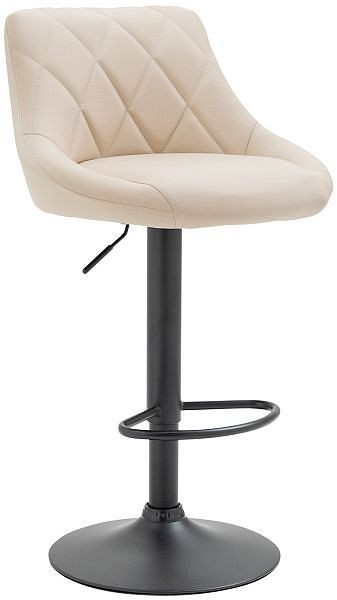 CLP Barhocker Lazio Kunstleder schwarz, creme, 321754